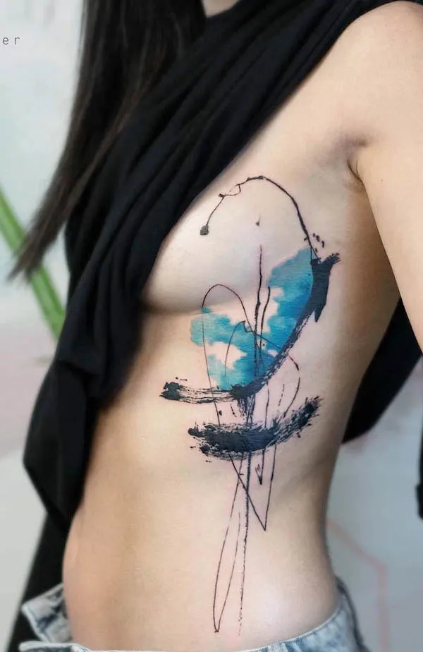 Conceptional water tattoo by @koray_karagozler