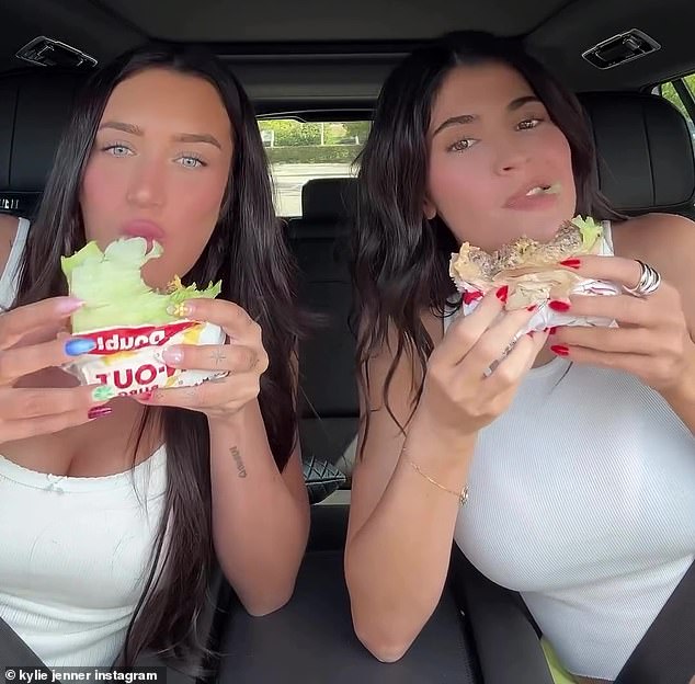 Kylie Jenner was seen enjoying a tasty fast-food run on Thursday in an Instagram video shared to her nearly 400M followers