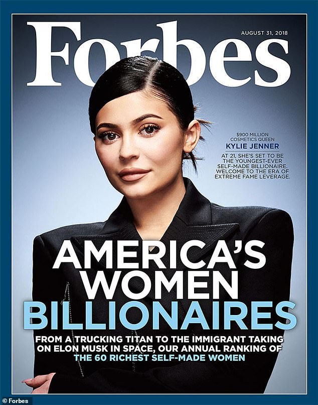 Kylie Jenner did it in 2018 for making $1B off Kylie Cosmetics, though there was a brouhaha over her not quite being a billionaire yet, which the publication claimed at the time they went to print. They later argued they were tricked but soon after Kylie did cross the B mark