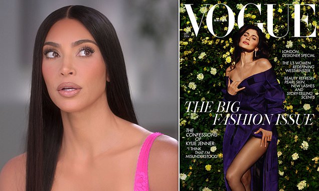 Is Kylie Jenner coming for Kim's crown? Billionaire looks set to eclipse  her sister's success as she becomes first of the Kardashian clan to scoop  the cover of British Vogue | Daily