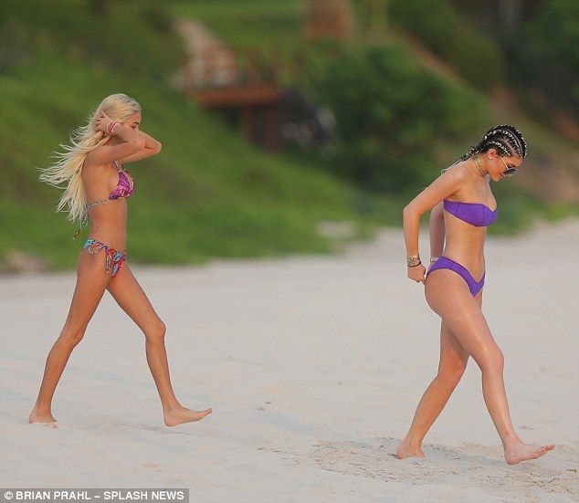 Kylie Jenner wears revealing purple bikini in Mexico