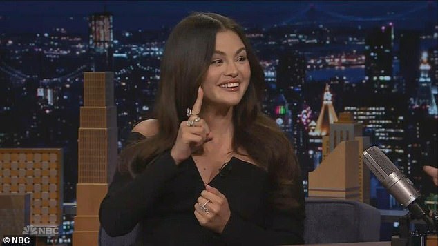 Selena Gomez joked about working with older comedians Steve Martin and Martin Short on Tuesday's episode of The Tonight Show Starring Jimmy Fallon on NBC