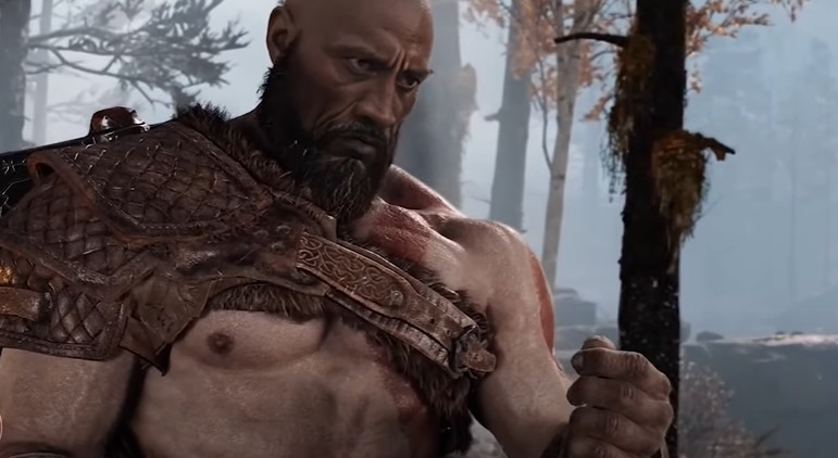 a still from God of War fan made trailer