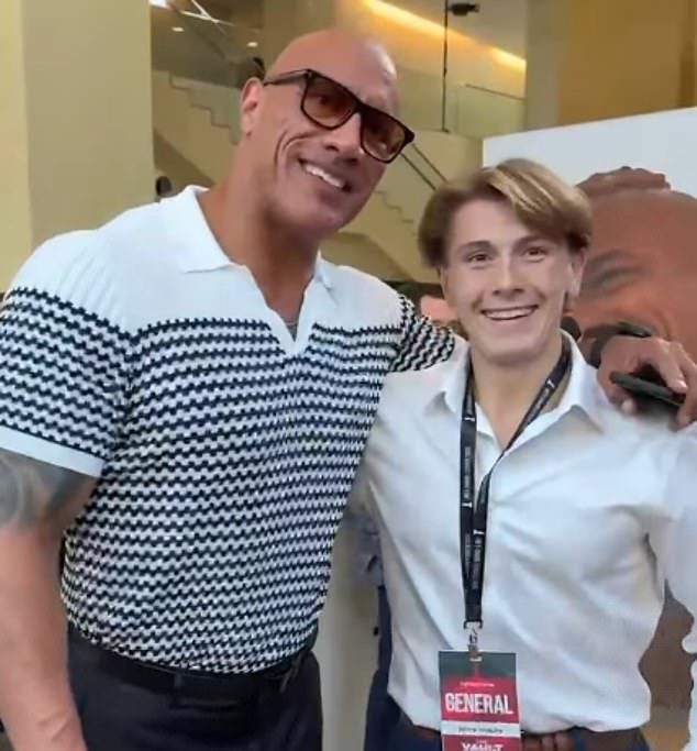 Dwayne 'The Rock' Johnson took to Instagram to share a rather inspiring video on Tuesday morning