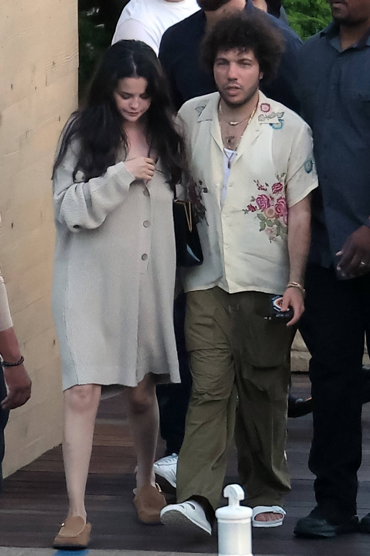 Selena Gomez packs on the PDA with boyfriend Benny Blanco during a date night at Nobu in Malibu, California