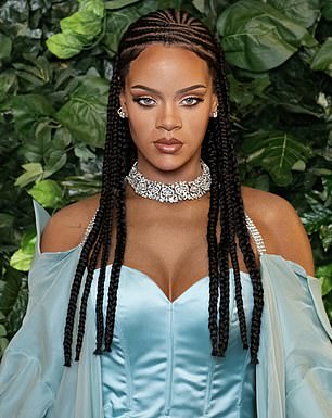 Madame Tussauds unveiled Rihanna's new wax figure, paying an homage to her glamorous Fenty custom mint dress the singer wore at the British Fashion Awards in 2019