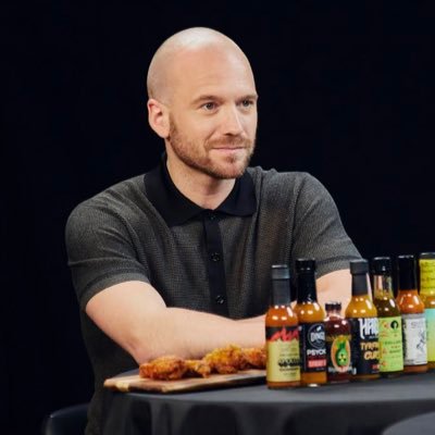 Sean Evans is host of the popular youtube chatshow Hot Wings